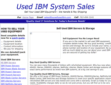 Tablet Screenshot of buysellusedibm.com